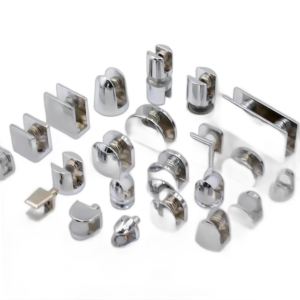 Furniture Glass Shelf Brackets (Type: Chrome)