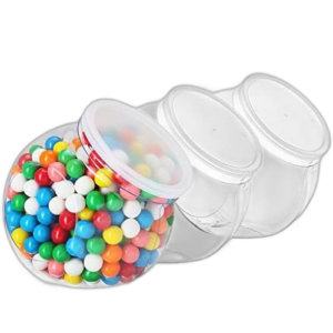Plastic Candy Jars with Lids