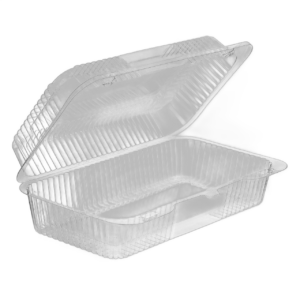 Plastic Hinged-Lid Bakery Containers