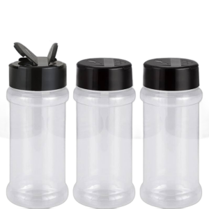 Plastic Spice Jars with Sifter Caps