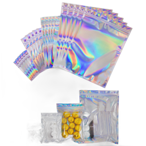 Resealable Foil Ziplock Bags (8" x 10")